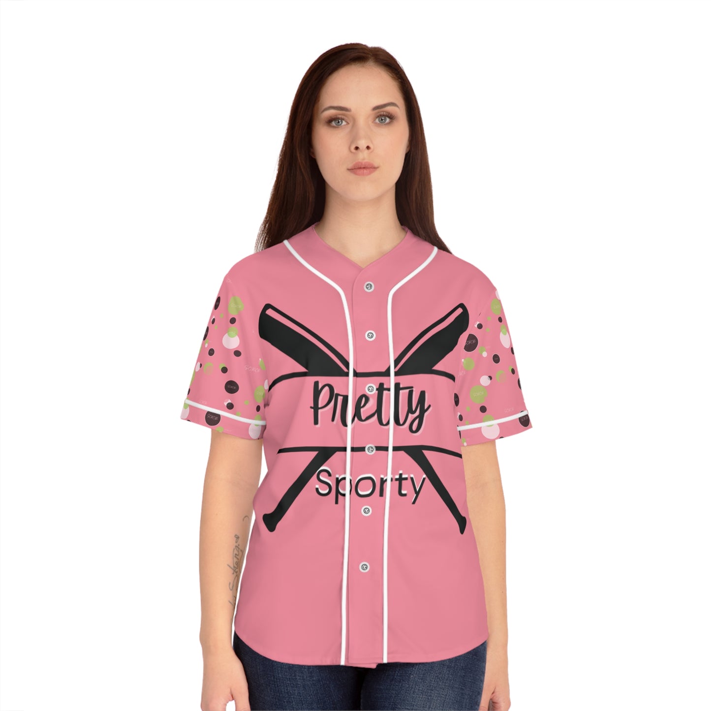 Soror Sporty Baseball Jersey - Pretty & Fun, Perfect for Team Events, Gift for Sports Lovers, Summer Outings, Casual Wear