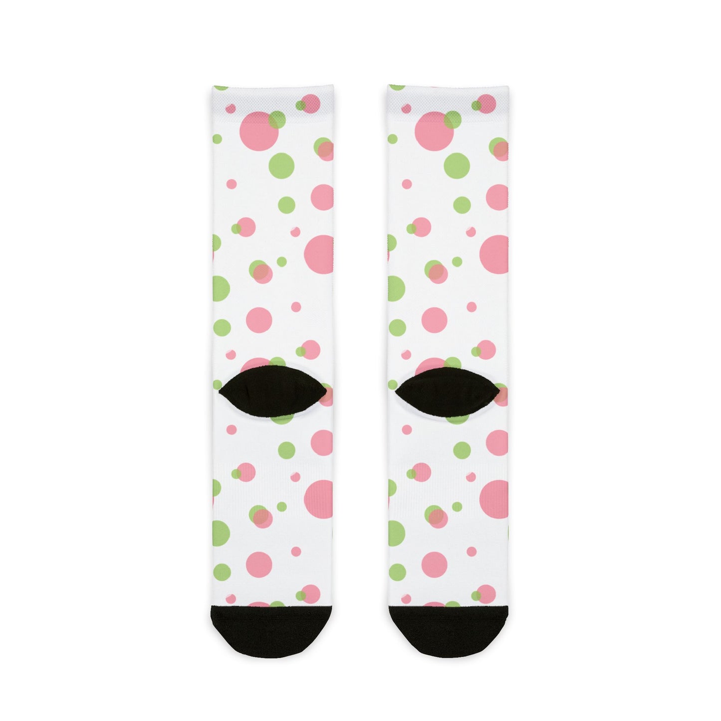 White Festive Patterned Crew Socks, Fun Holiday Gift, Cozy Accessories for Every Occasion, Christmas Socks, Unique Stocking Stuffer