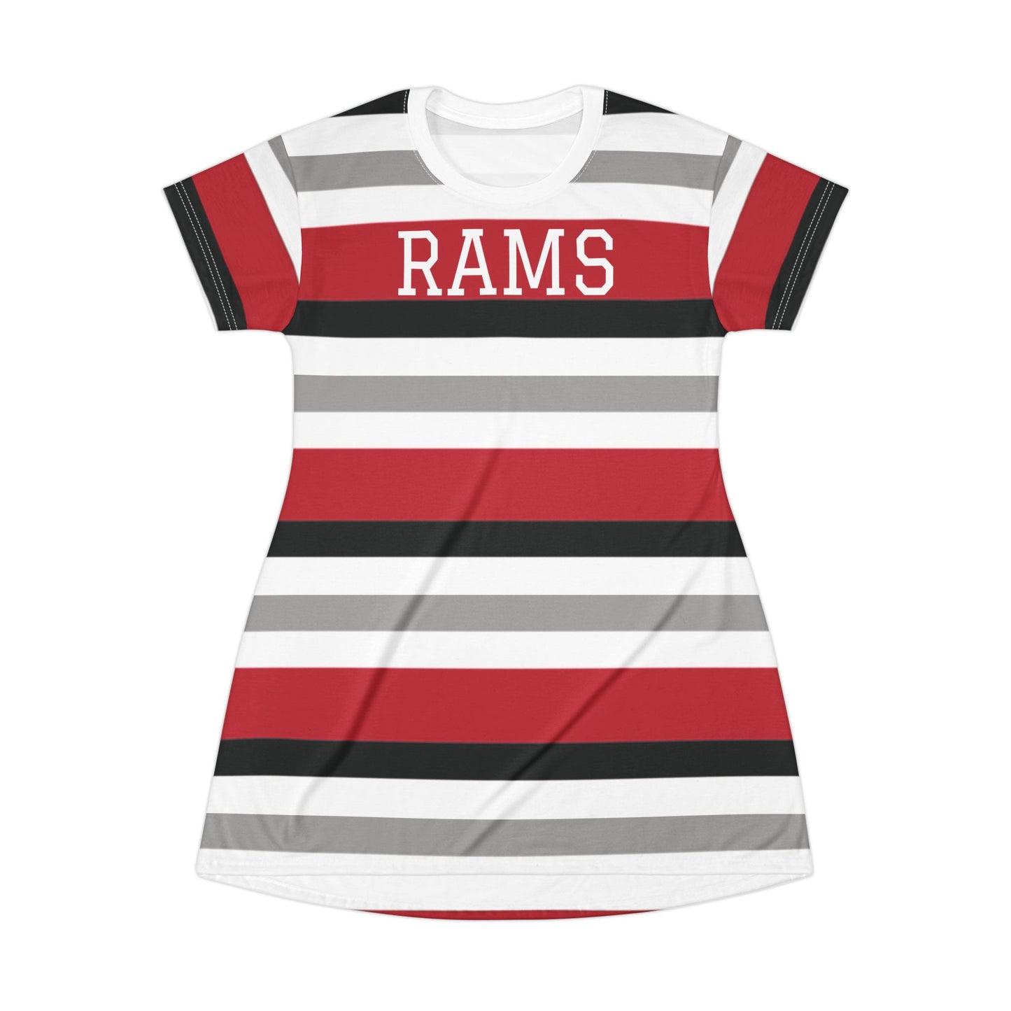 Stylish Striped T-Shirt Dress for Casual Outings | Perfect for Summer, Sports Events, Parties, Gifts