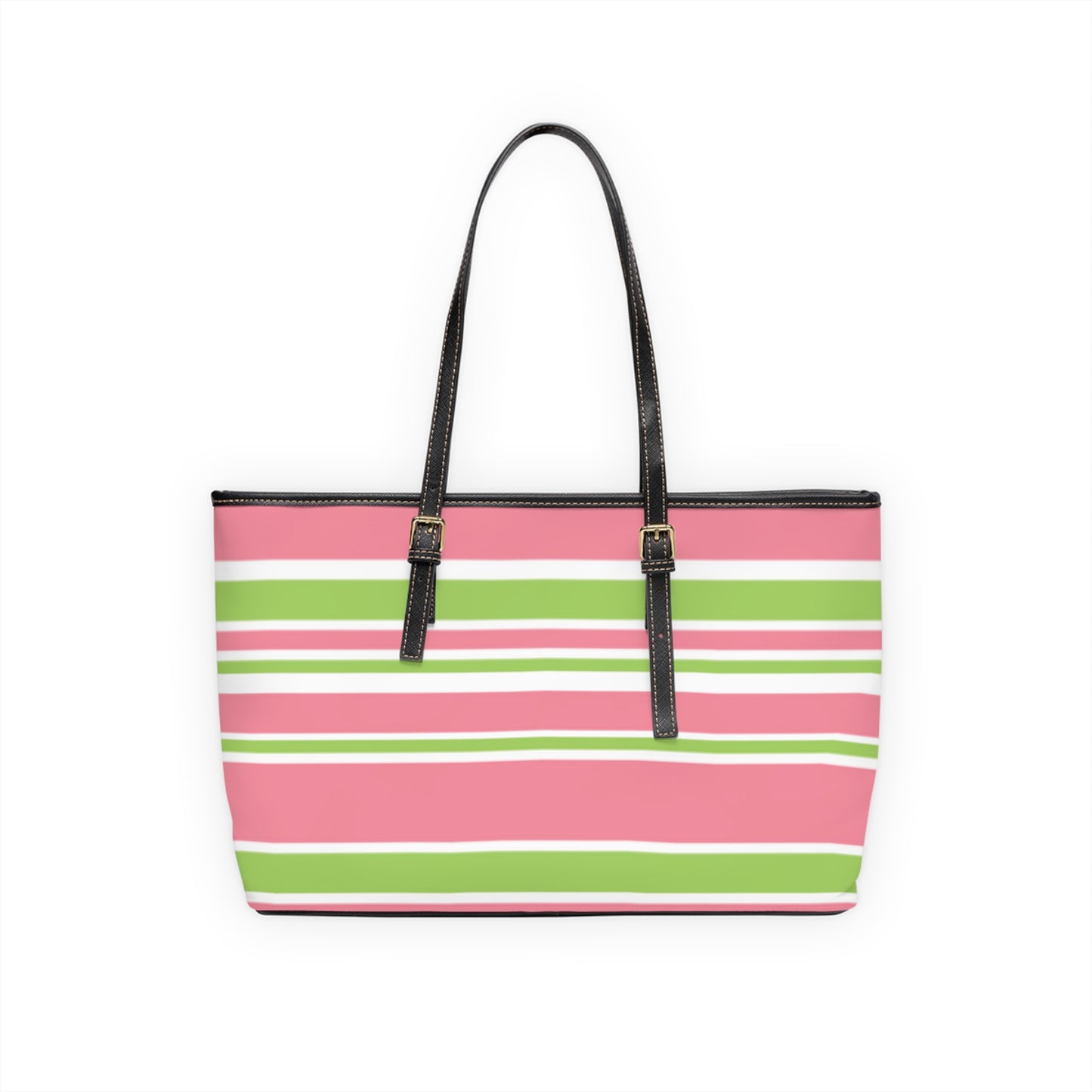Chic Striped PU Leather Shoulder Bag, Trendy Handbag for Women, Everyday Tote, Fashion Accessory, Perfect for Shopping, Casual Outings