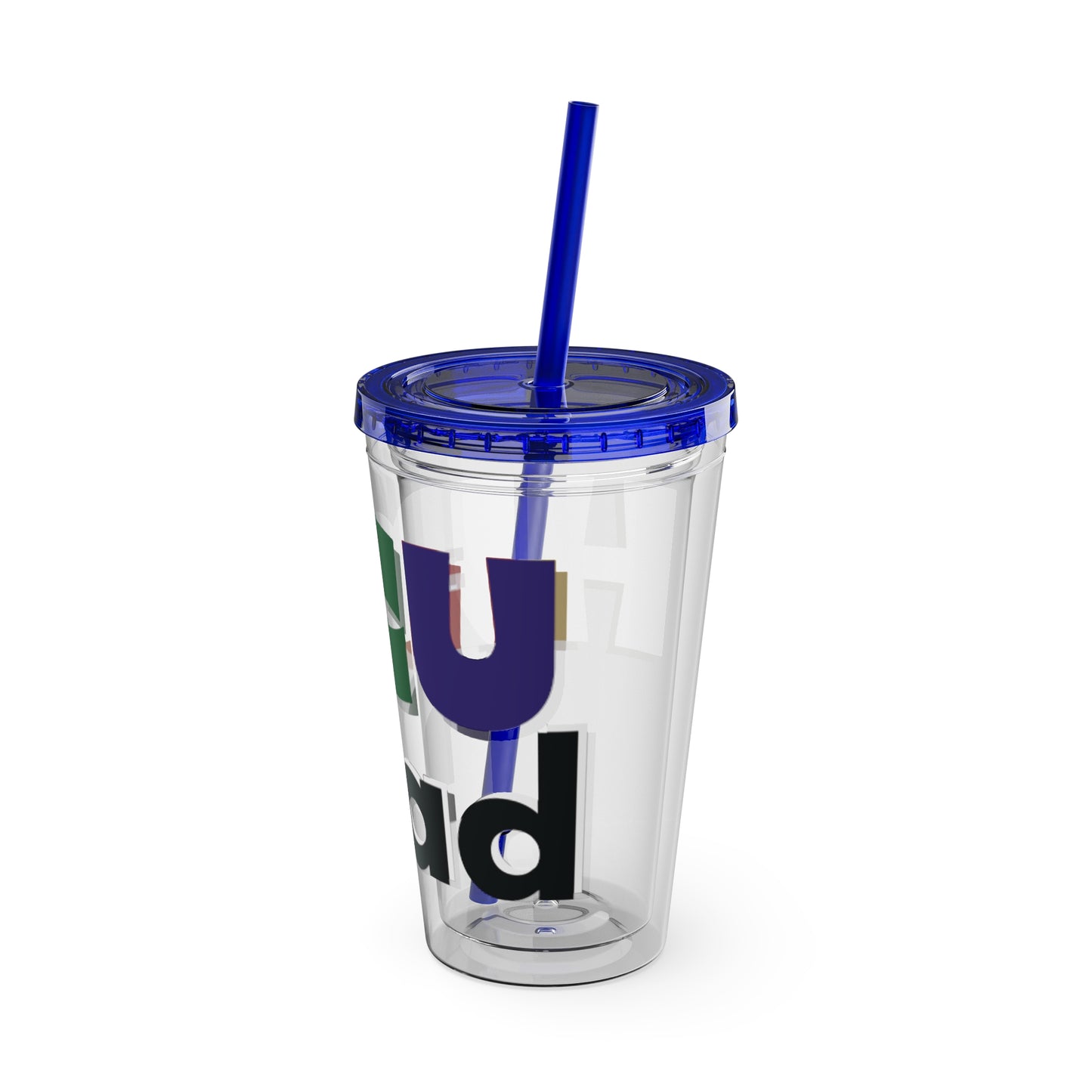 HBCU Dad Sunsplash Tumbler: Colorful Travel Cup, BPA-Free, Perfect for Summer Drinks, Gift for Friends, Eco-Friendly, Party Favor
