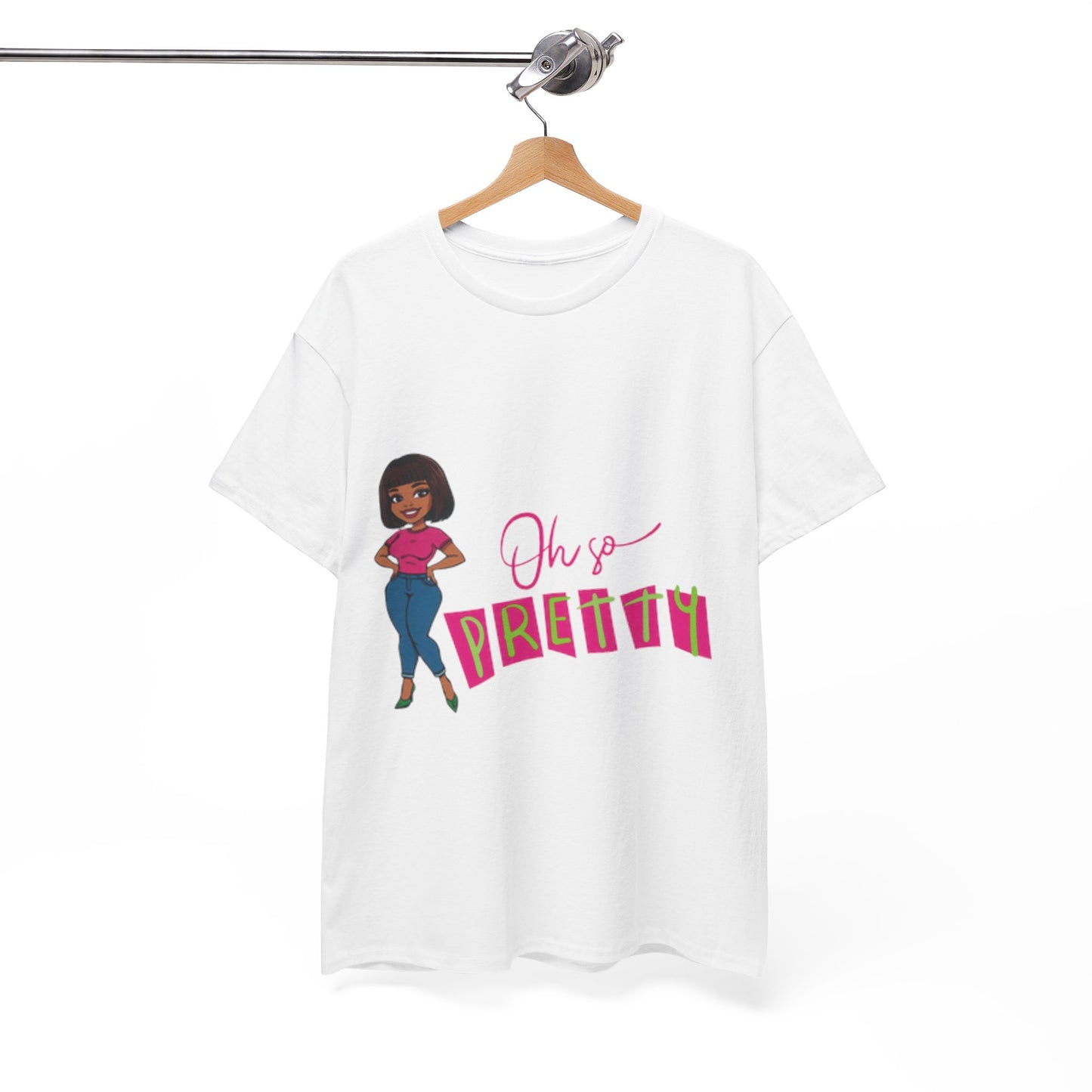 Chic Graphic Tee - Oh So Pretty, Women’s Fashion, Casual Wear, Gift for Her, Birthday Gift, Everyday Style