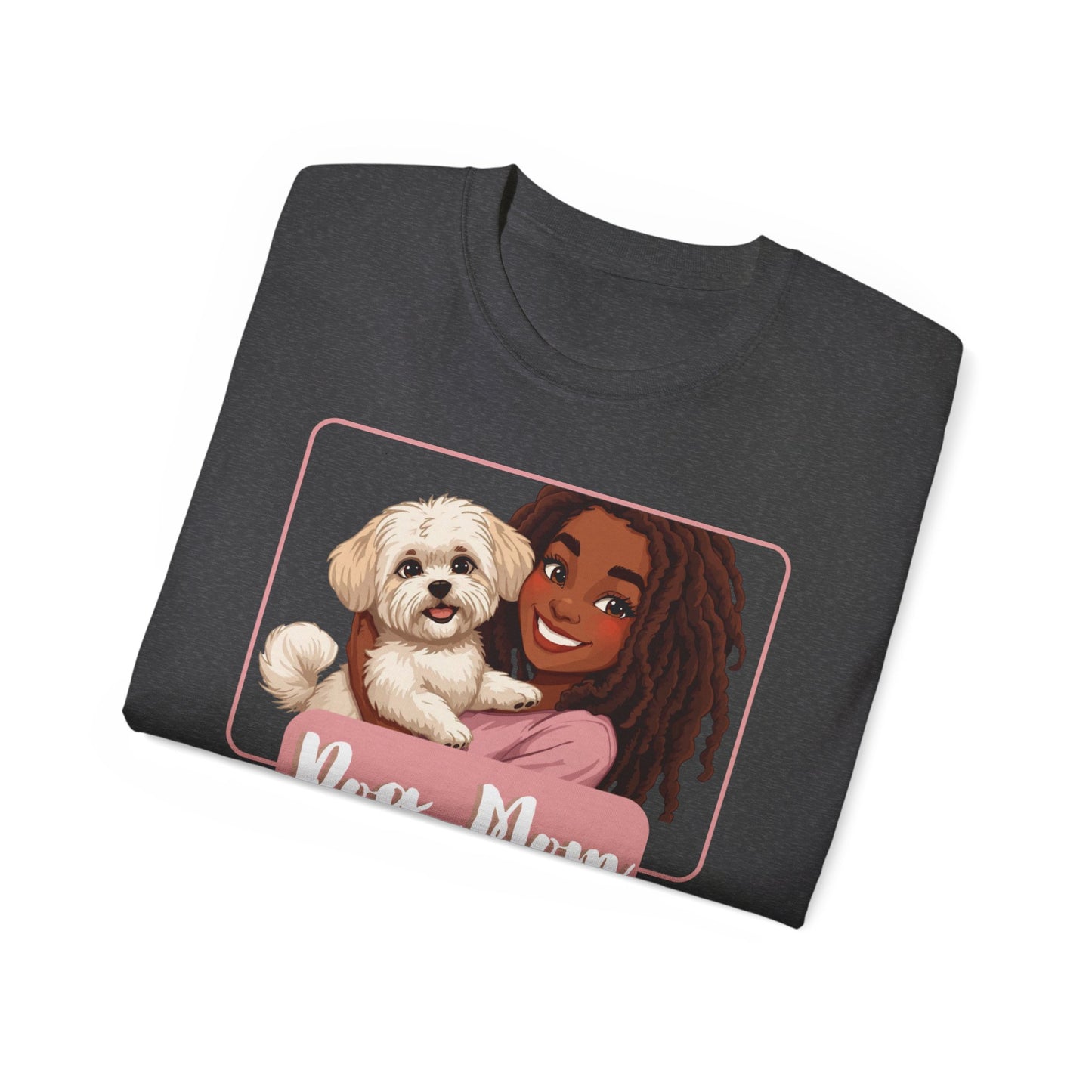 Dog Mom Tee - Cute Pet Lover Shirt, Gift for Dog Owners, Animal Lover Apparel, Pet Adoption Awareness, Mother's Day Gift