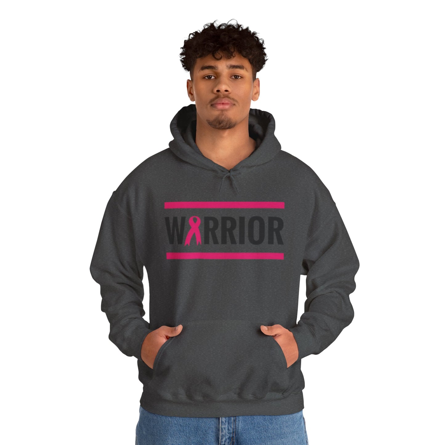 Warrior Breast Cancer Awareness Hoodie | Unisex Sweatshirt, Cancer Survivor Gift, Inspirational Apparel, Fight Like A Girl, Supportive Gear