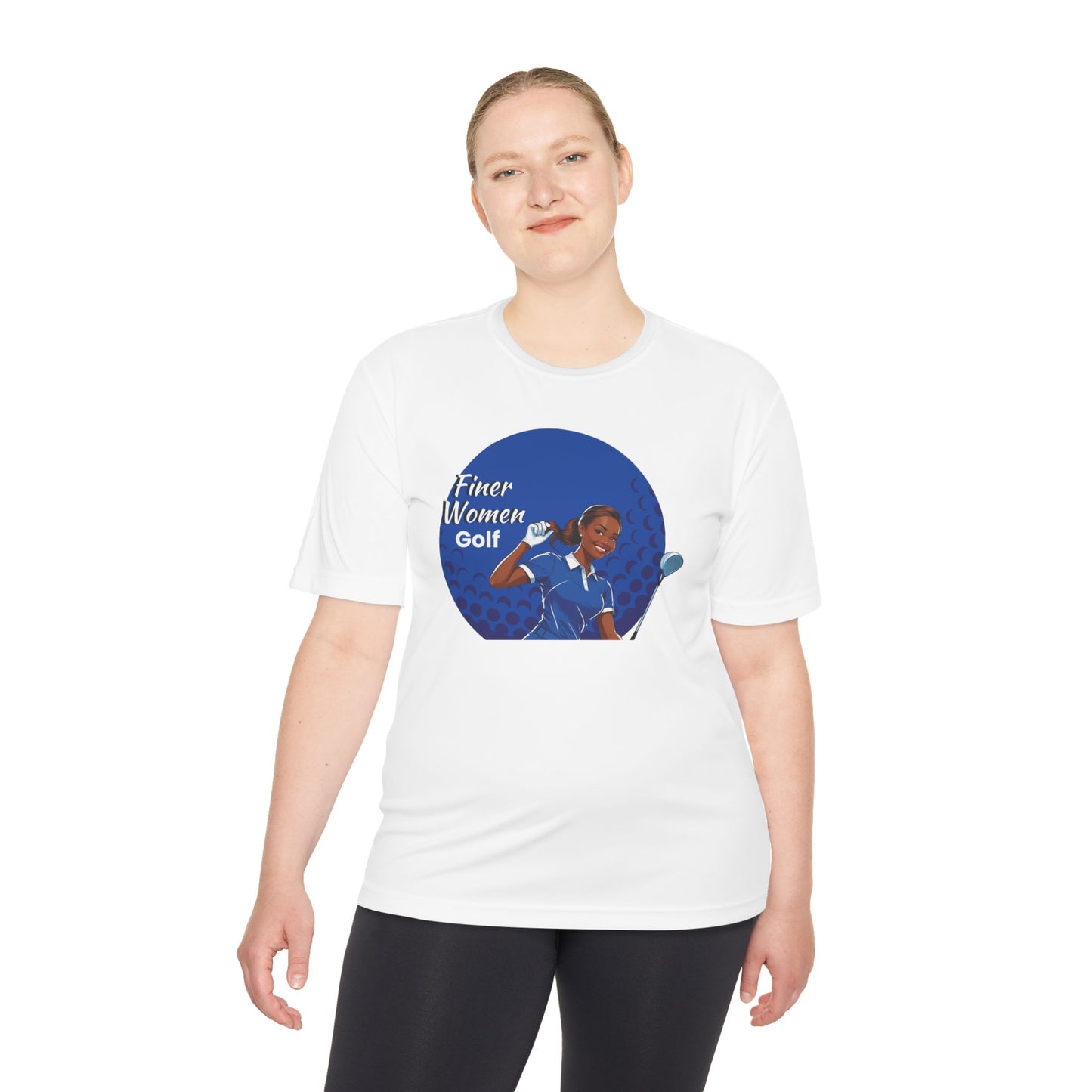Finer Women Golf Unisex Moisture Wicking Tee, Activewear, Golf Apparel, Sportswear, Gift for Golfers, Summer Workout T-Shirt