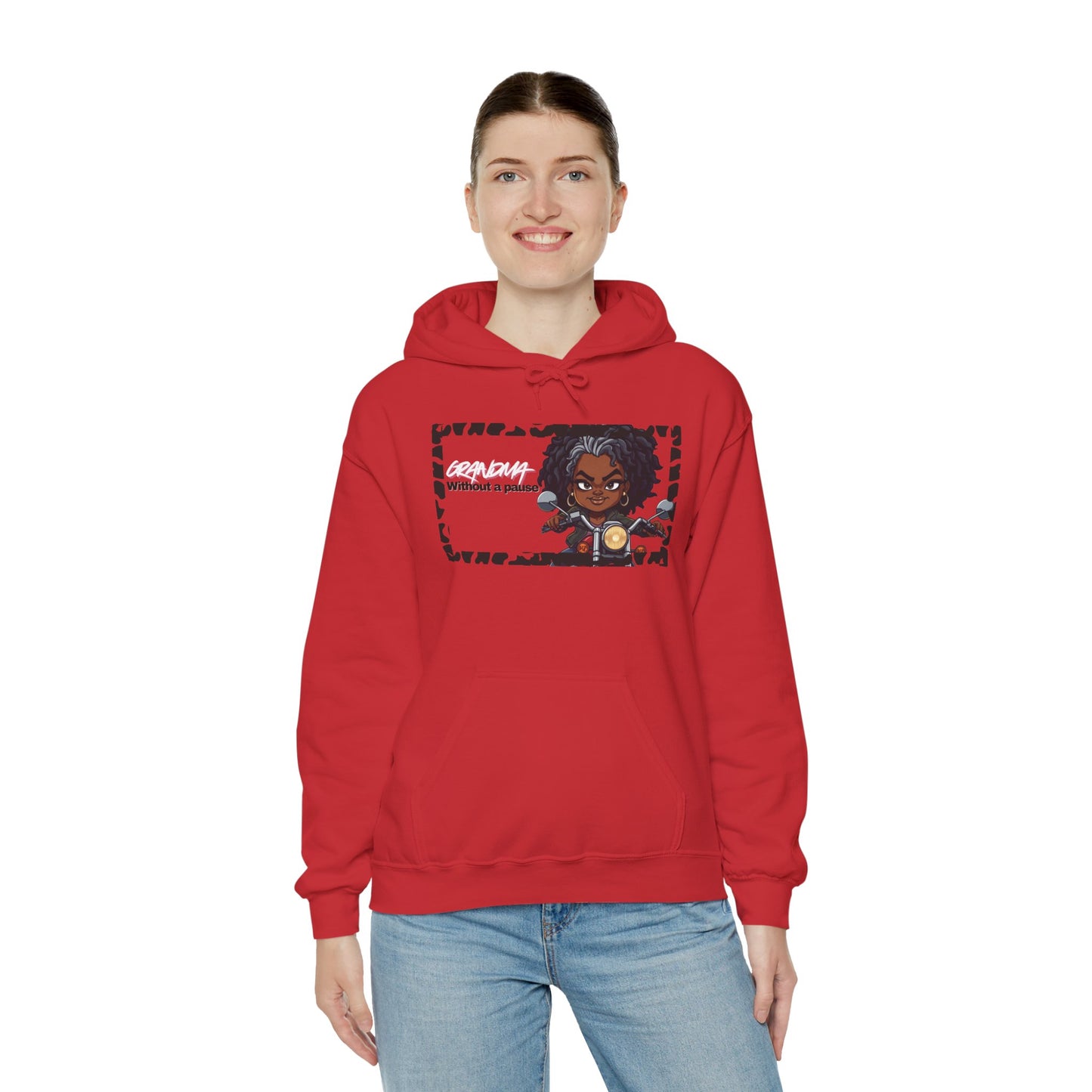 Grandma Unisex Hooded Sweatshirt with Empowering Design, Casual Pullover, Gift for Teens, Cosplay Apparel, Everyday Wear