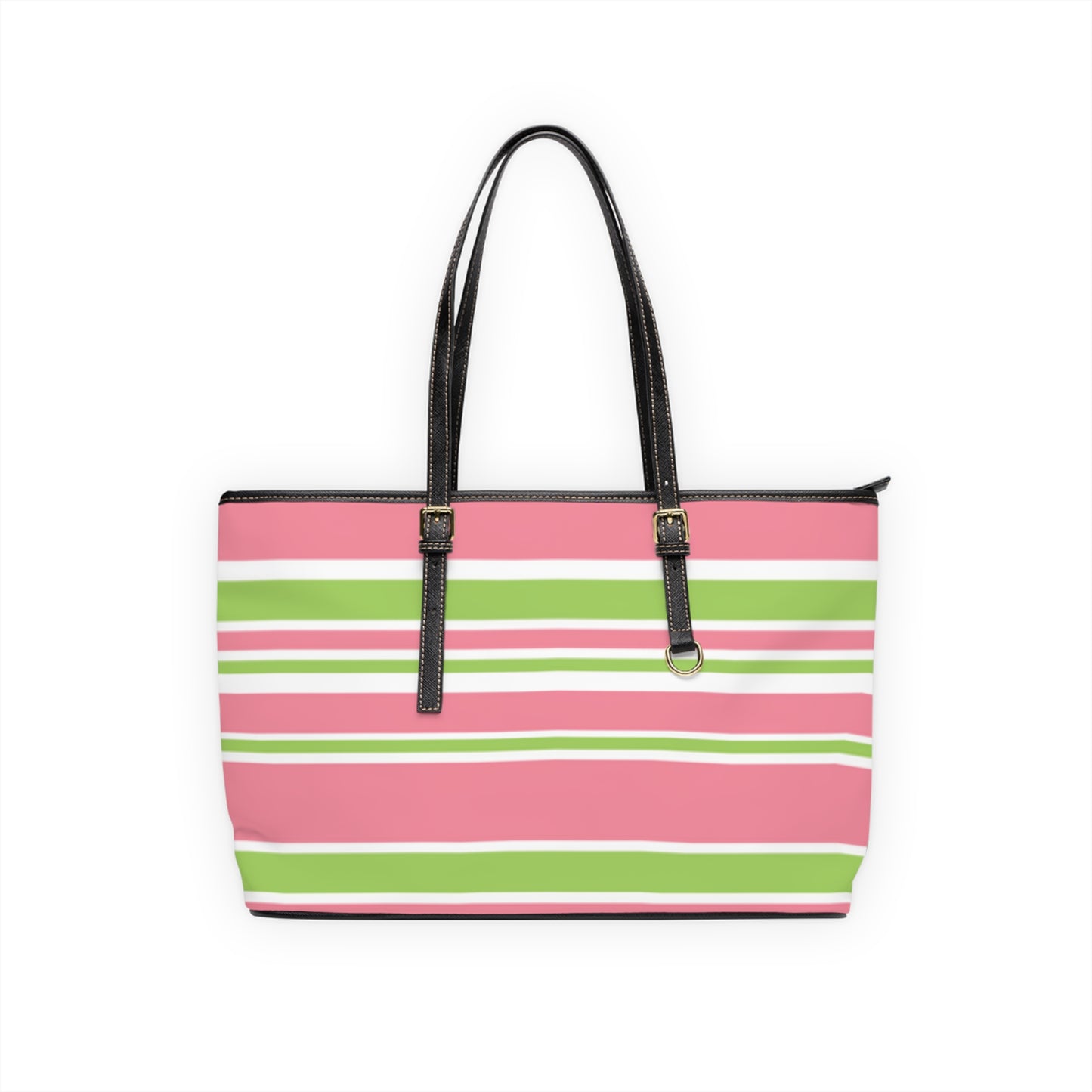 Chic Striped PU Leather Shoulder Bag, Trendy Handbag for Women, Everyday Tote, Fashion Accessory, Perfect for Shopping, Casual Outings