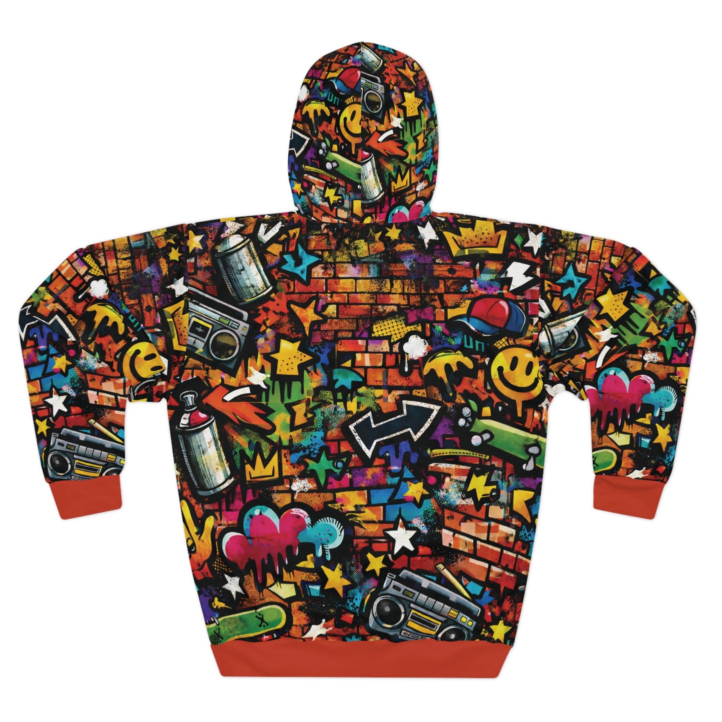 4 The Culture Hoodie – Graffiti Street Art Colorful Pullover | FirstGen Designs