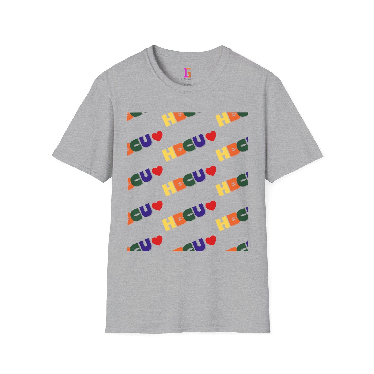 HBCU Love Tee Shirt, Historically Black Colleges Universities Unisex Softstyle T-Shirt, Proud Alumni Top, College Student Gift, Black