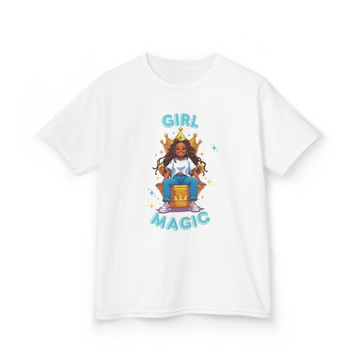 Girls Empowerment Graphic Tee: Girl Magic Shirt