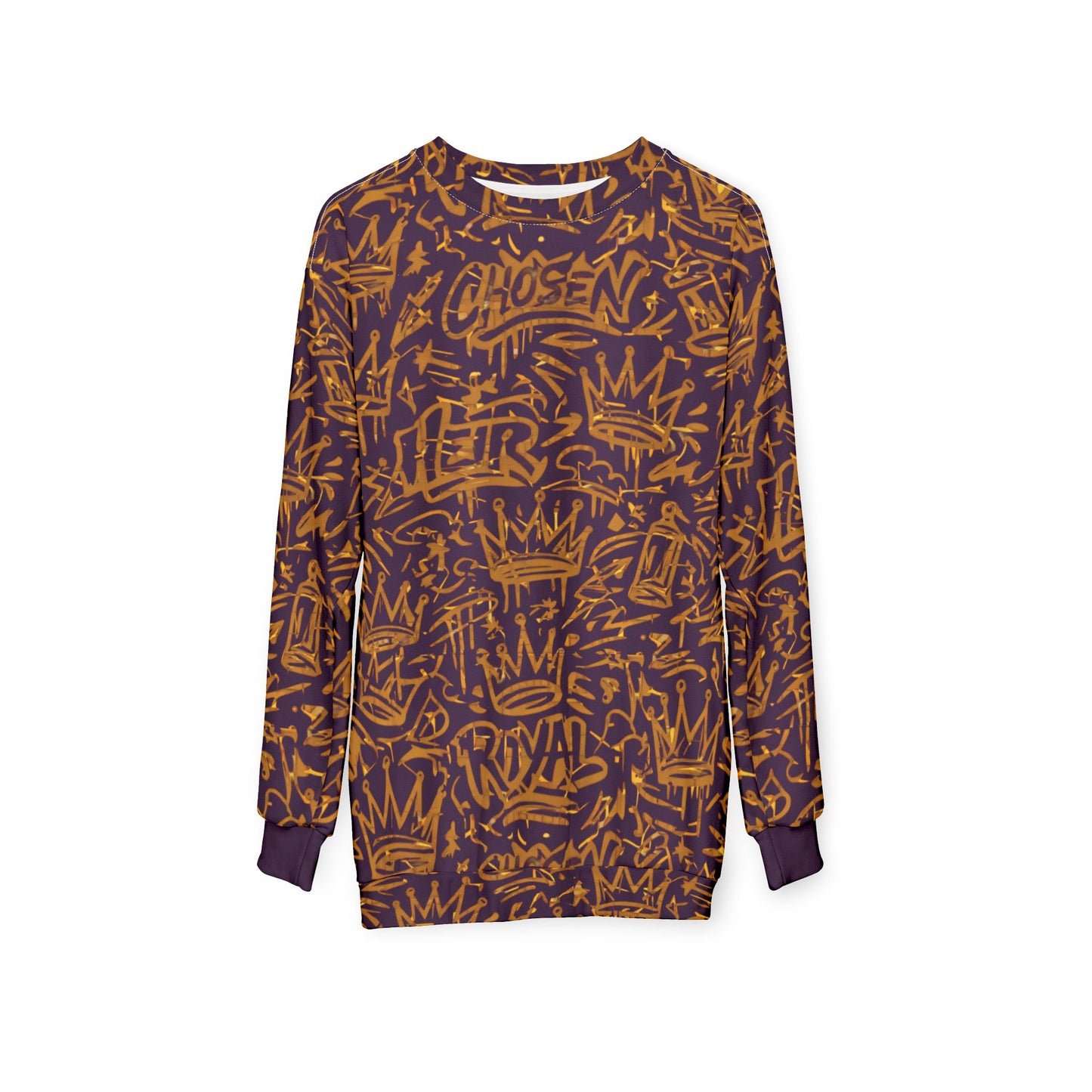 4 The Culture Sweatshirt – Royal Crown Graffiti | FirstGen Designs