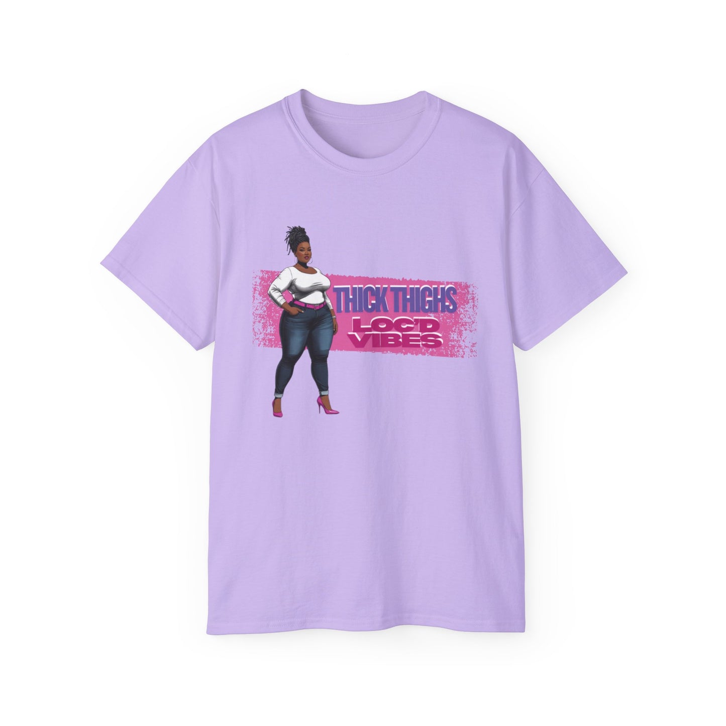 Bold Statement Loc Unisex Tee: Pretty, Retro Vibes, Perfect for Parties, Gift for Friends, Casual Wear, Everyday Style