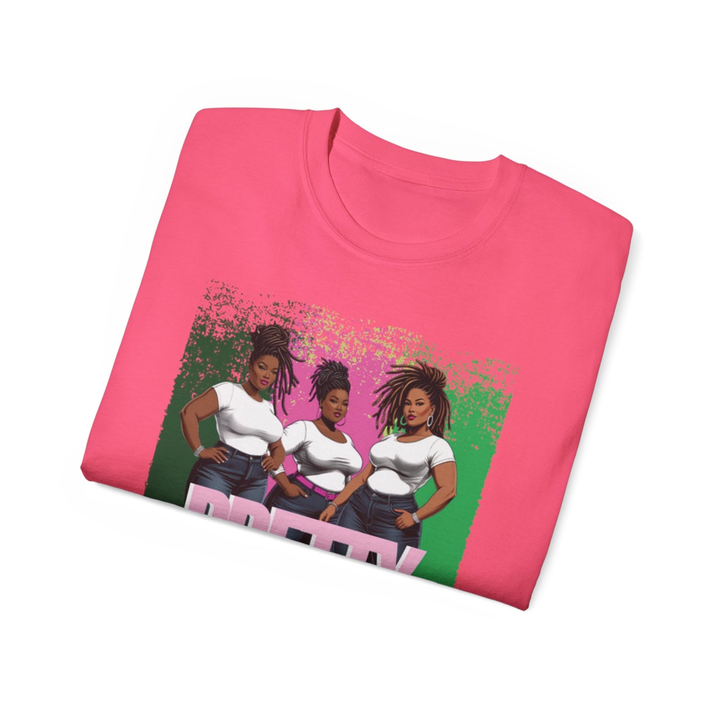 Bold Statement Unisex Tee: Pretty, Retro Vibes, Perfect for Parties, Gift for Friends, Casual Wear, Everyday Style