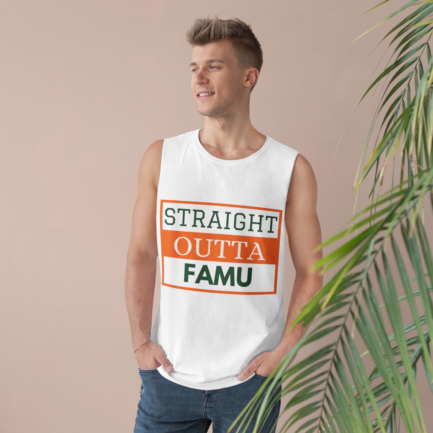 Tank Top, Trendy University Affiliation Slogan, College Sleeveless Shirt, Hipster Campus Apparel, Fashionable School Logo Singlet, Cool