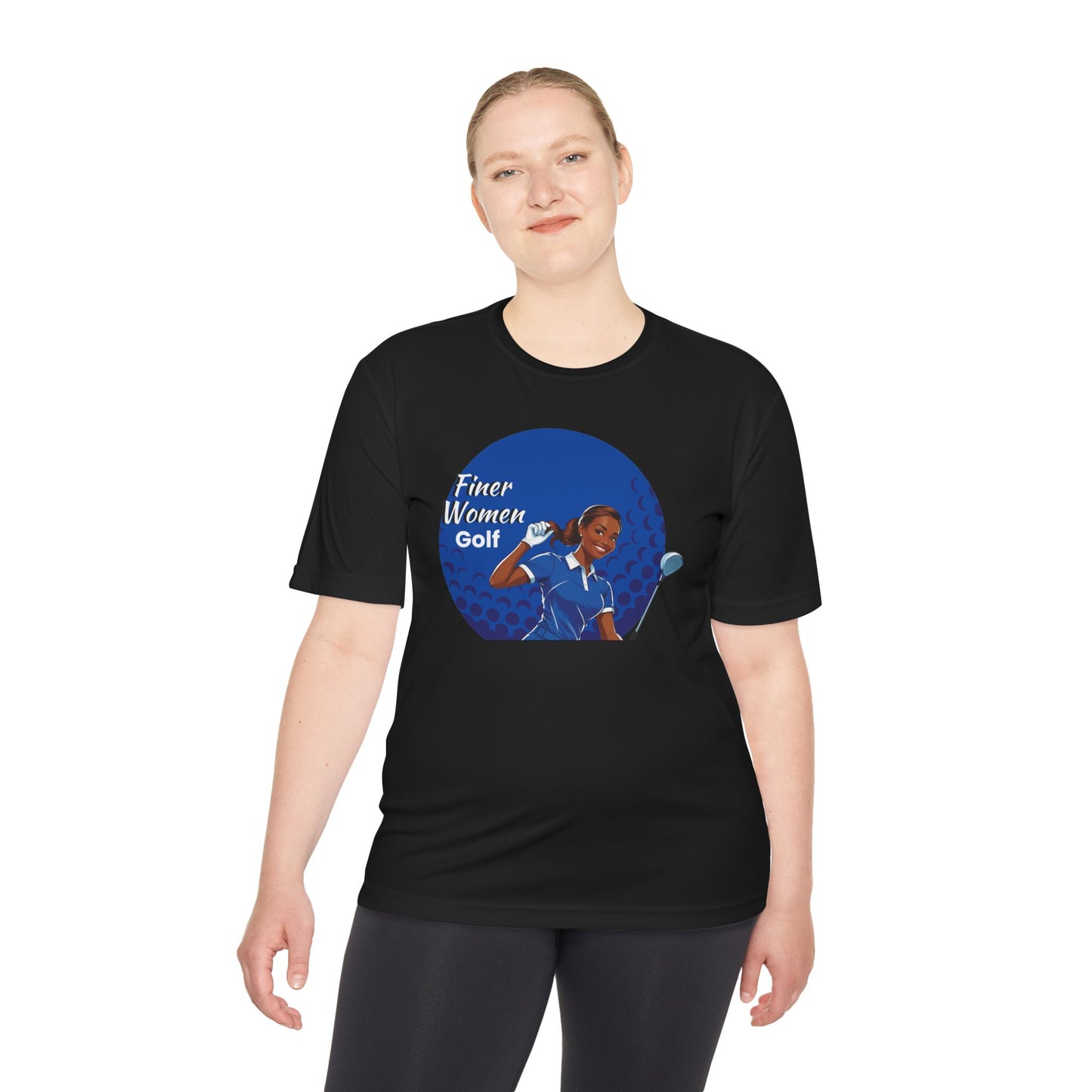 Finer Women Golf Unisex Moisture Wicking Tee, Activewear, Golf Apparel, Sportswear, Gift for Golfers, Summer Workout T-Shirt