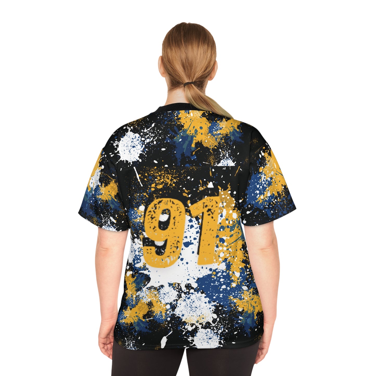 Unisex Aggie Football Jersey Art Print, Unique Sports Top for Fans, College Team Apparel, Game Day Outfit, Trendy Casual Wear