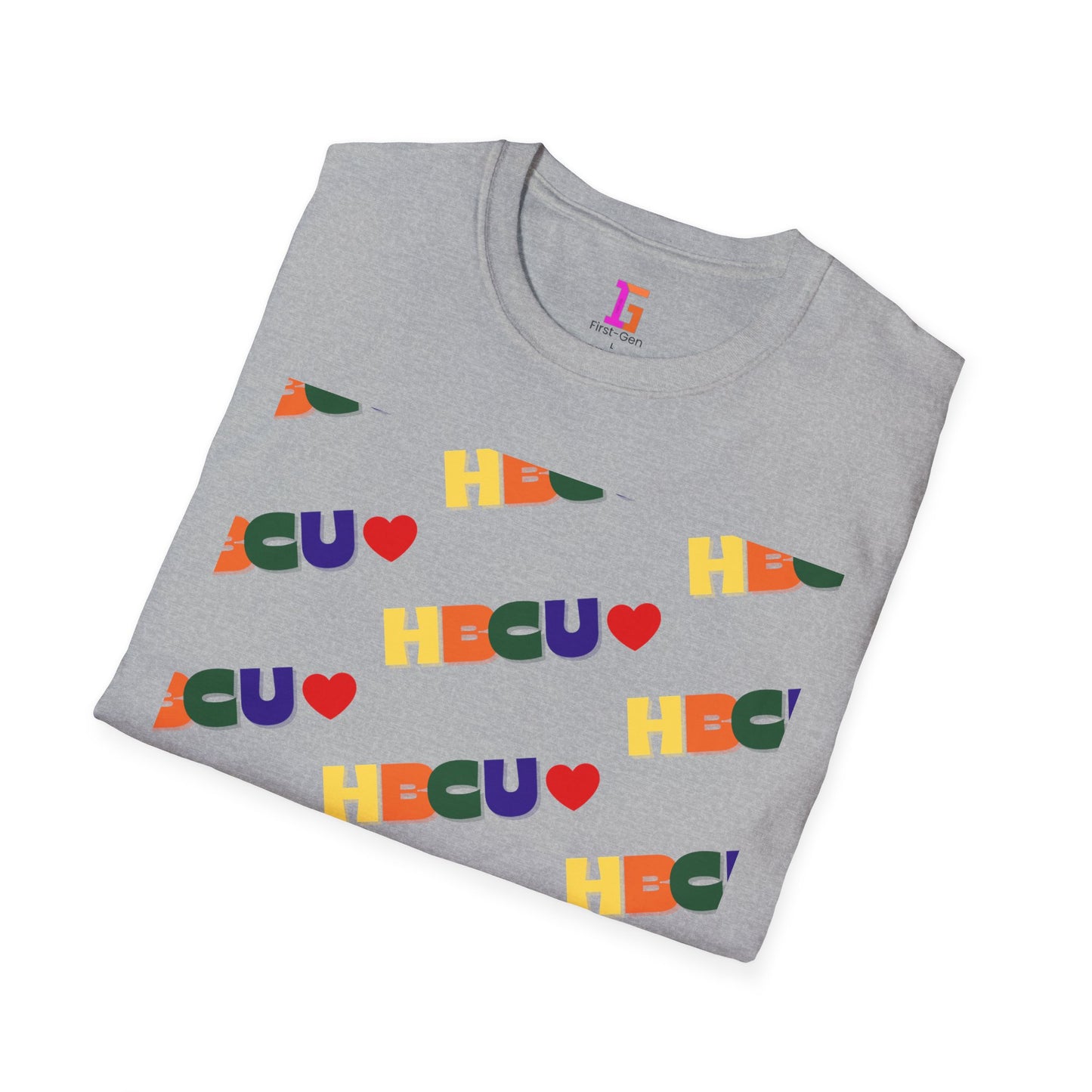 HBCU Love Tee Shirt, Historically Black Colleges Universities Unisex Softstyle T-Shirt, Proud Alumni Top, College Student Gift, Black