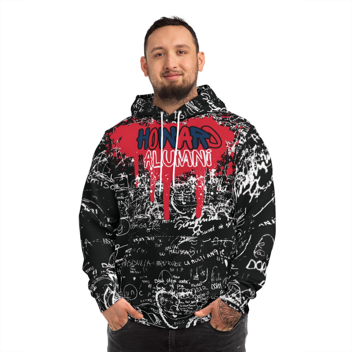 HU Alumni Hoodie, Graphic Sweatshirt for Graduates, College Apparel, Back to School, Unique Gift Idea