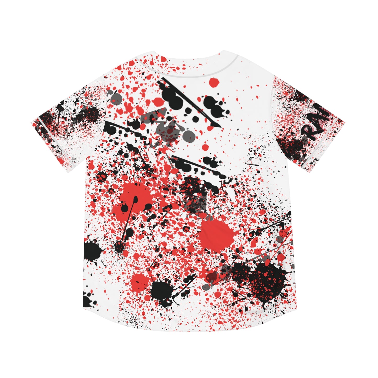 Bold Graphic Men's Baseball Jersey, Sporty Apparel, Casual Wear, Unique Gift for Baseball Fans, Streetwear Style