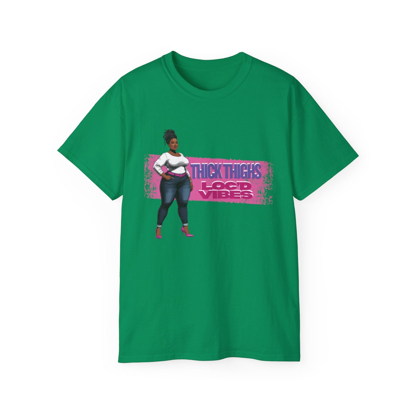 Bold Statement Loc Unisex Tee: Pretty, Retro Vibes, Perfect for Parties, Gift for Friends, Casual Wear, Everyday Style
