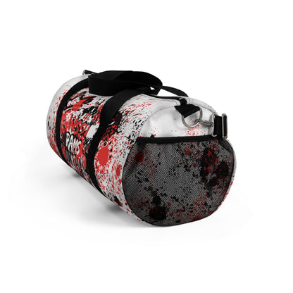W Graffiti Duffel Bag, Sprayed Art, Cool Urban Travel Gym Overnight Bag, Hipster Street Style Accessories, Unique Custom Hand Painted