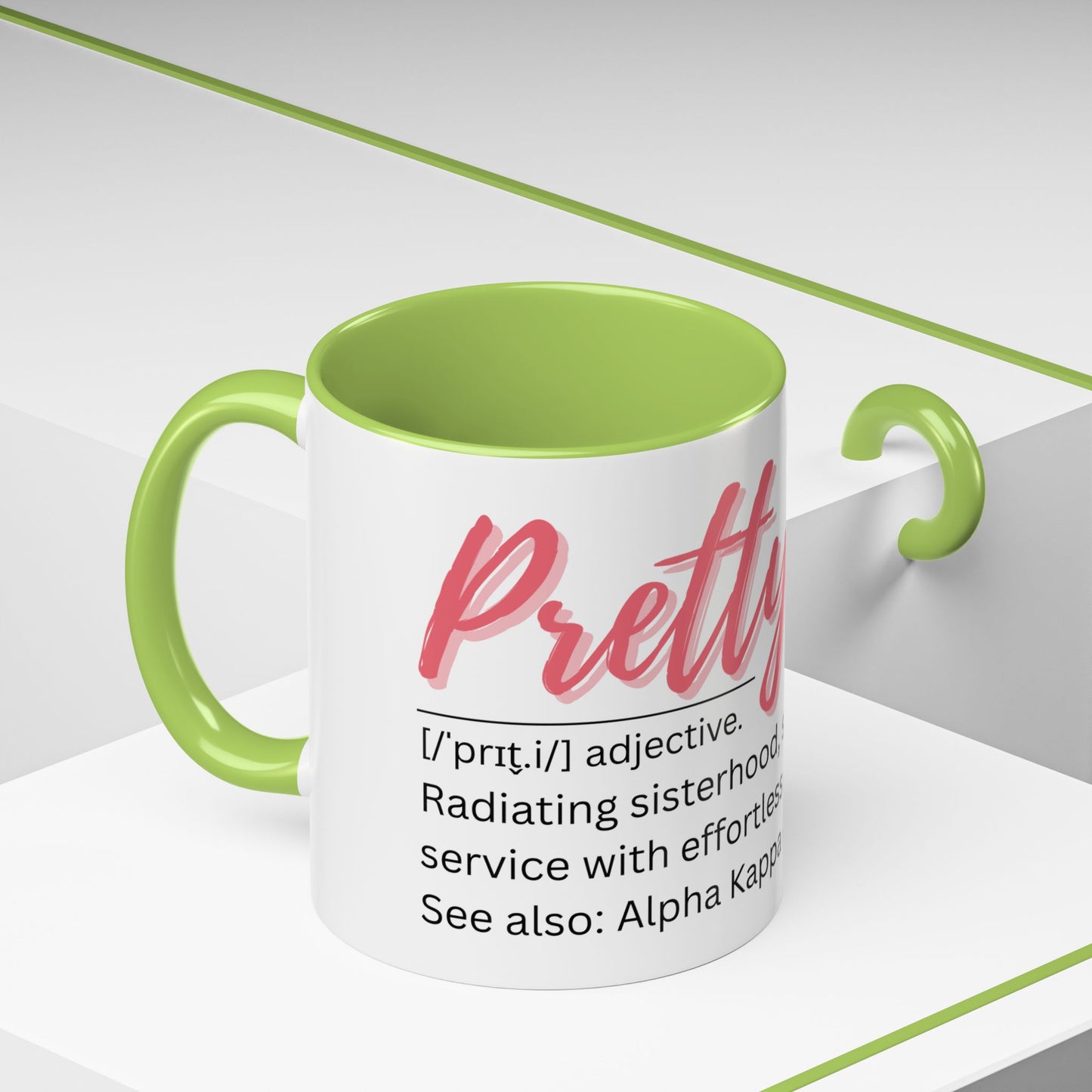 Divine Ladies Coffee Mug – Pretty Definition (11/15oz) | FirstGen Designs
