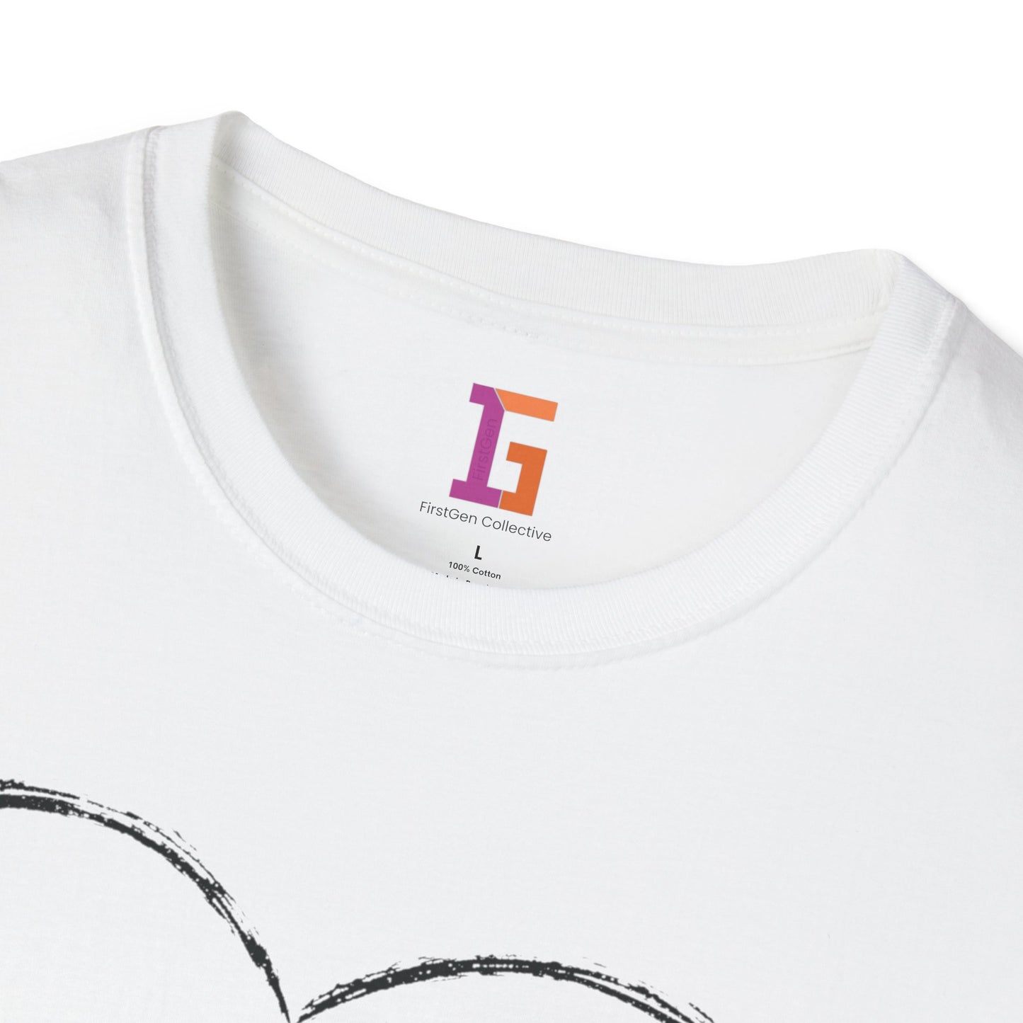 2 Love In Black Tee — Couple Heart Illustration ‘Forever, Always’ T-Shirt | FirstGen Designs