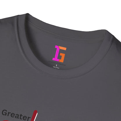 2 Love in Black Tee- No Greater Love T-Shirt - John 15:13 Christian Faith | FirstGen Designs