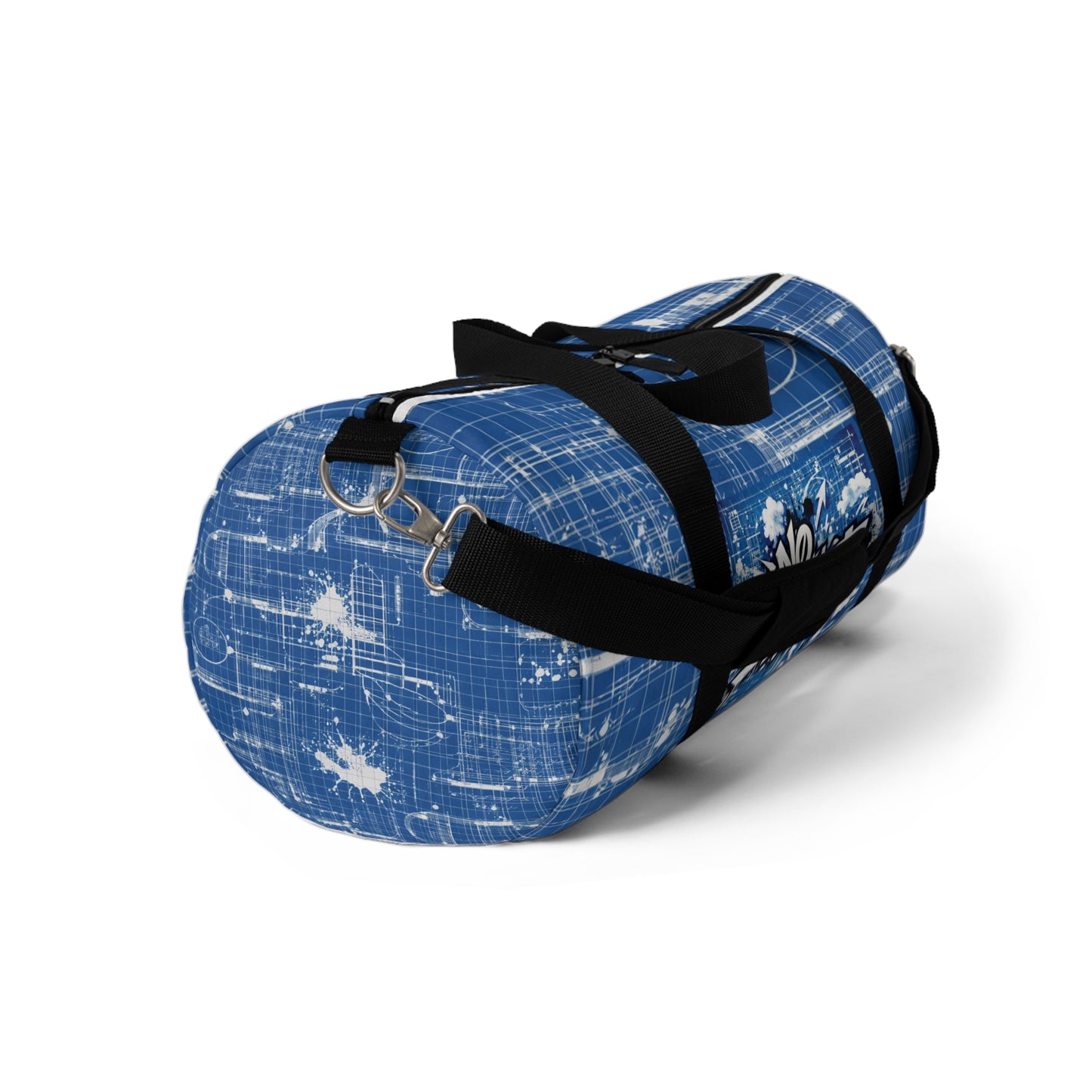 4 The Culture Duffel Bag – Blueprint Graphic Urban Travel Gym Bag | FirstGen Designs