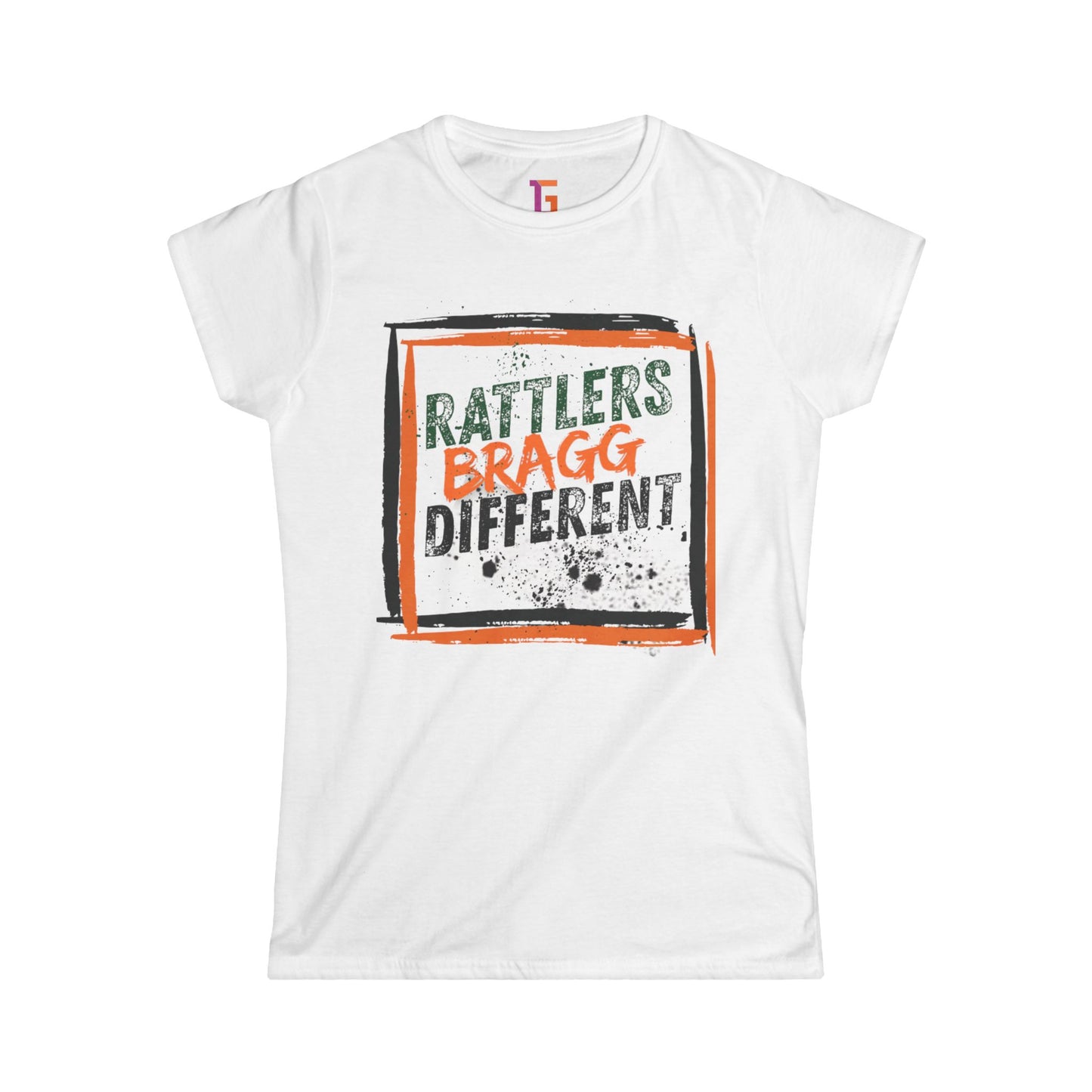 Rep Your HBCU Women’s Tee – FAMU “Rattlers Bragg Different” Graphic | FirstGen Designs