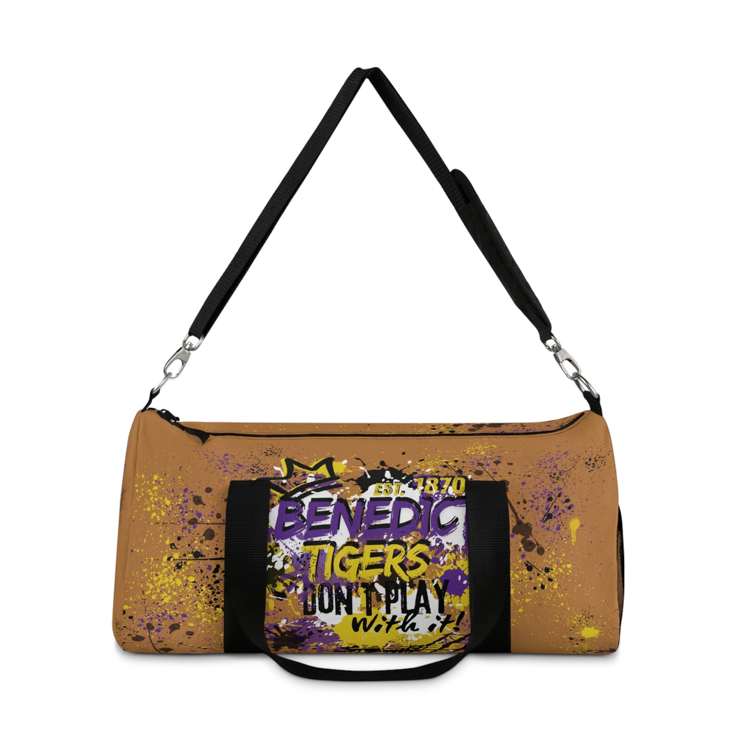 Rep Your HBCU Duffel Bag – Benedict Graffiti Art Travel Bag | FirstGen Designs