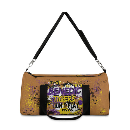 Rep Your HBCU Duffel Bag – Benedict Graffiti Art Travel Bag | FirstGen Designs