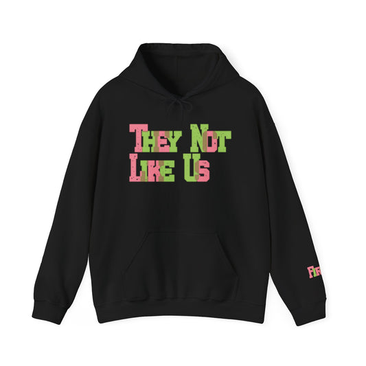 Colorful Statement Hoodie - They Not Like Us, Unisex Sweatshirt, Trendy Streetwear, Gift for Friends, Casual Wear, Everyday Comfort