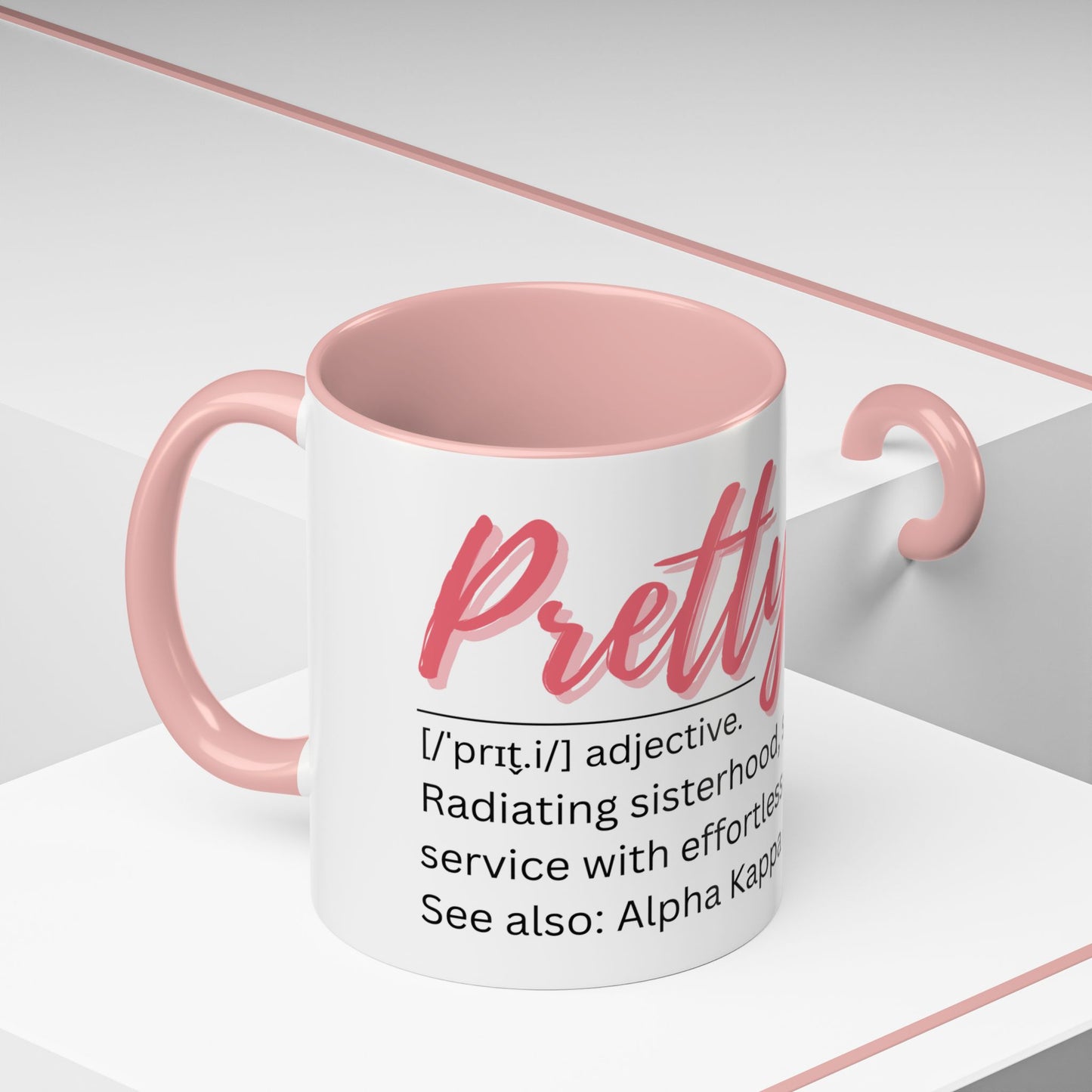 Divine Ladies Coffee Mug – Pretty Definition (11/15oz) | FirstGen Designs