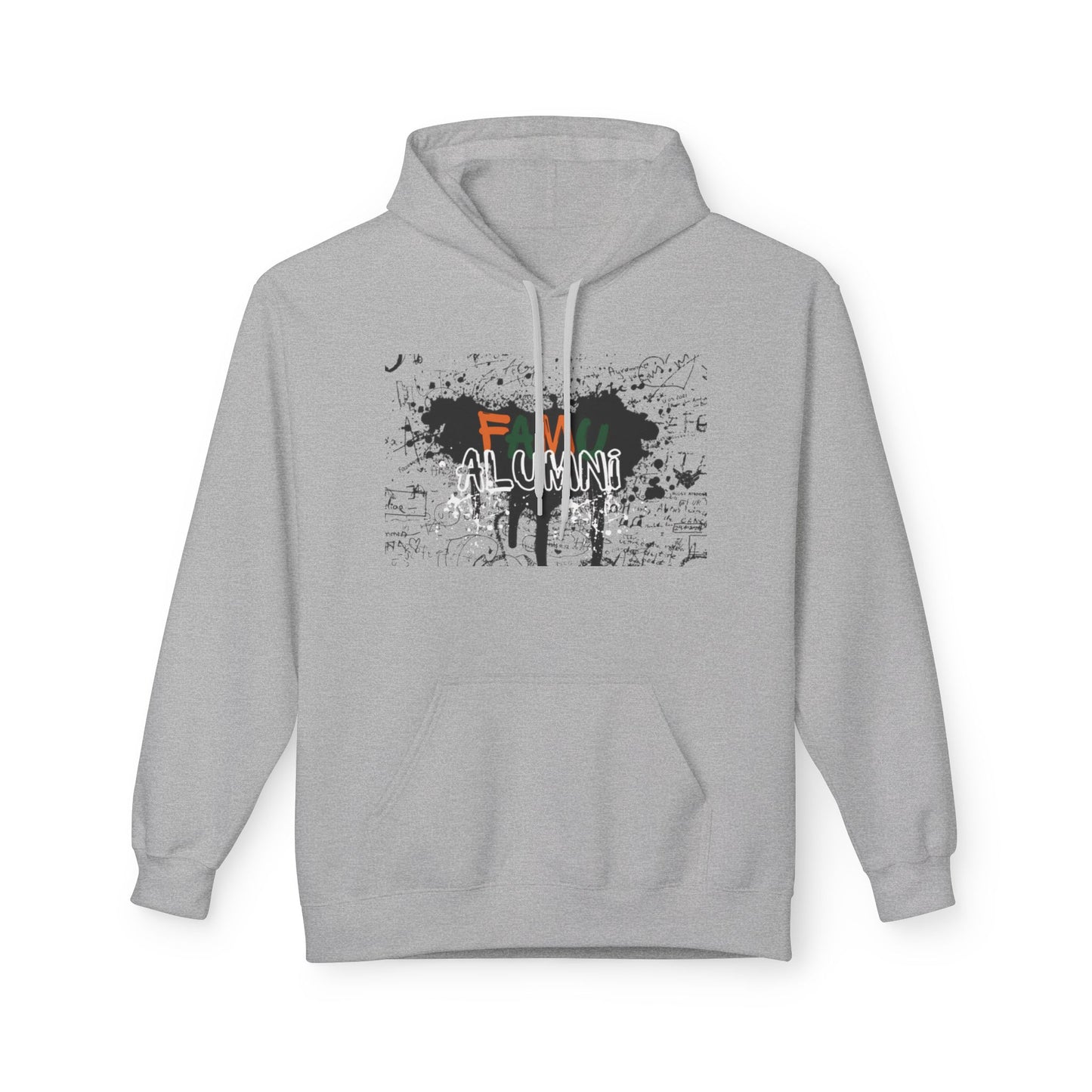 Graphic Fleece Hoodie - Unisex Midweight Sweatshirt for Casual Days, Gift for Friends, Perfect for Fall & Winter