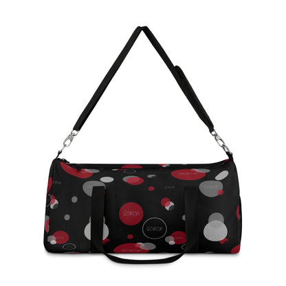Soror Diva Dot Pattern Duffel Bag, Travel Bag, Gym Bag, Gift for Fitness Enthusiasts, Overnight Bag, Sports Gear Carrier
