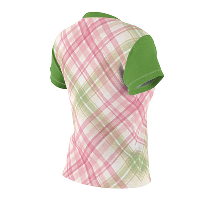 Divine Ladies Plaid Tee — Pretty Preppy Graphic | FirstGen Designs
