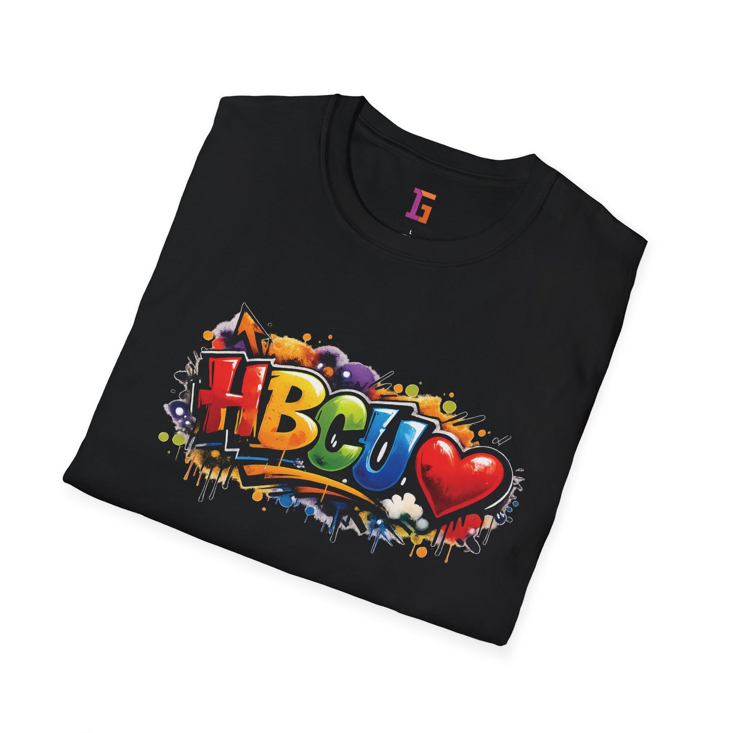 HBCU Love Tee Shirt, Historically Black Colleges Universities Unisex Softstyle T-Shirt, Proud Alumni Top, College Student Gift, Black