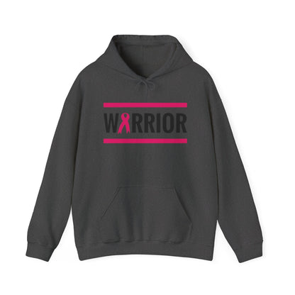 Warrior Breast Cancer Awareness Hoodie | Unisex Sweatshirt, Cancer Survivor Gift, Inspirational Apparel, Fight Like A Girl, Supportive Gear