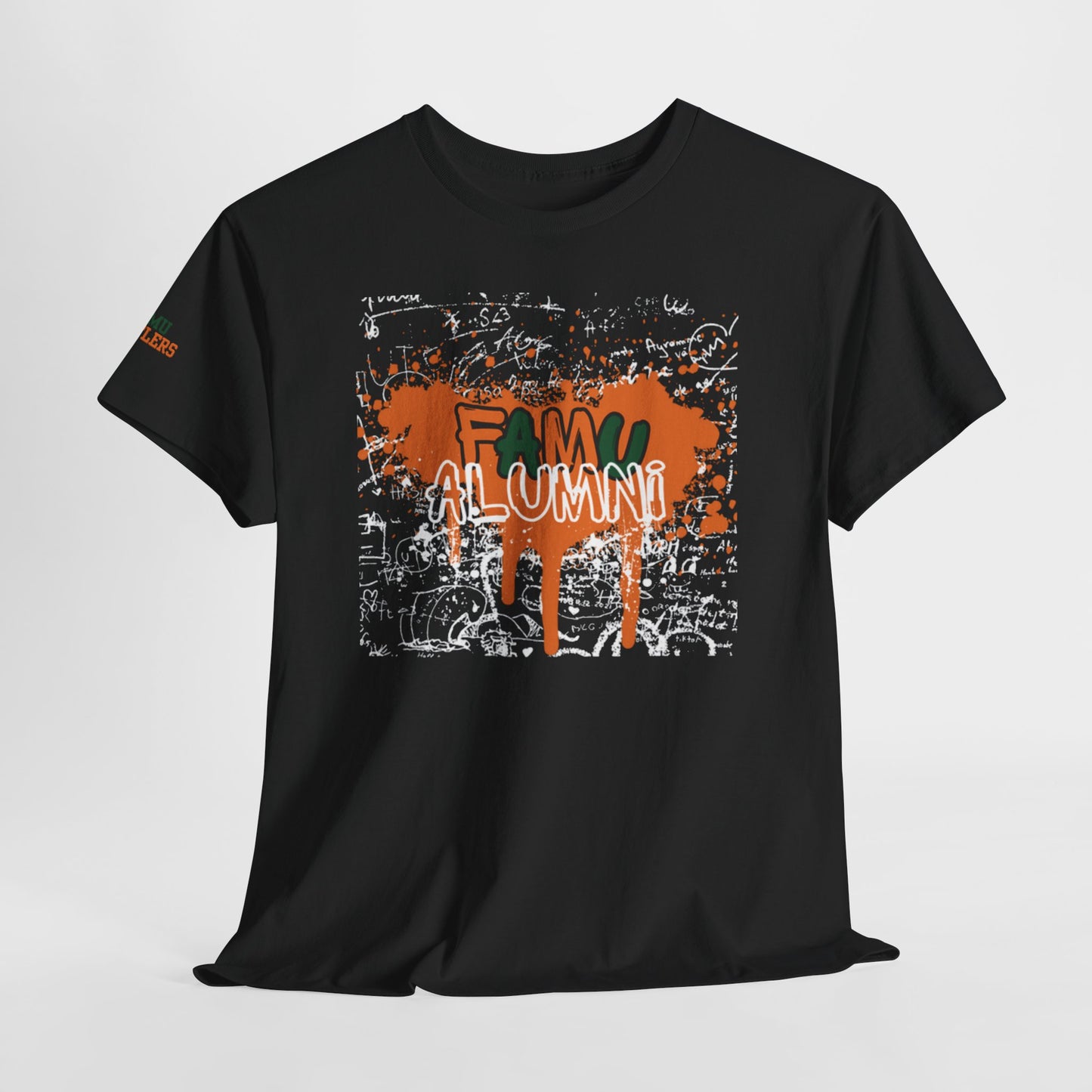 Unisex Heavy Cotton Tee with 'FAMU ALUMNI' Design, Perfect for Alumni Gatherings, School Spirit, Casual Wear, Gift for Grads, Vintage [...]