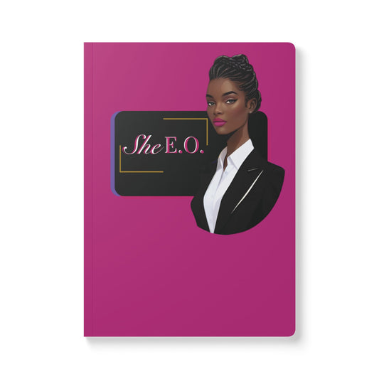 Empowering Softcover Journal for Boss Babes | Inspirational Writing Notebook, Planner, Gift for Entrepreneurs, SheEO, Personal Development