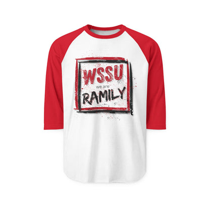 Rep Your HBCU Unisex Raglan Tee –  WSSU 3/4 Sleeve Spirit Shirt | FirstGen Designs