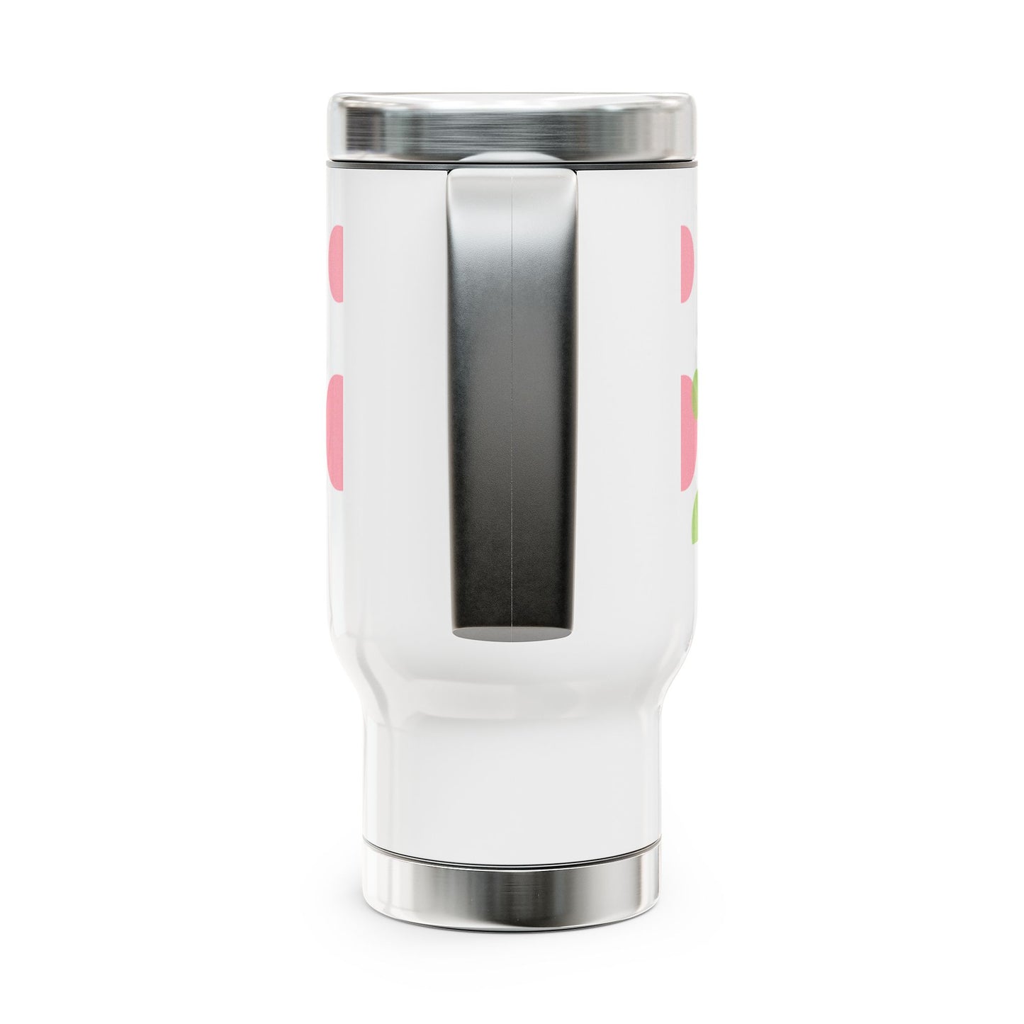 Pretty Preppy Travel Mug - Stainless Steel Coffee Cup, Stylish Insulated Drinkware for Home/Office, Trendy Gift for Her