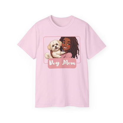 Dog Mom Tee - Cute Pet Lover Shirt, Gift for Dog Owners, Animal Lover Apparel, Pet Adoption Awareness, Mother's Day Gift