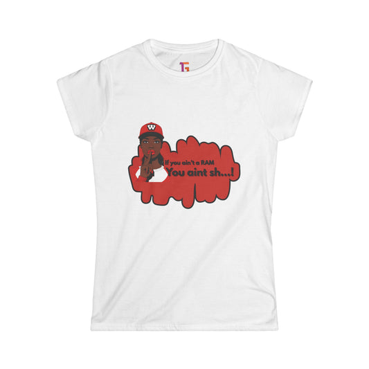 Womens WSSU Slang Tee, Casual Top, Graphic T-Shirt, Unique Gift, Everyday Wear, Trendy Apparel