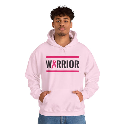 Warrior Breast Cancer Awareness Hoodie | Unisex Sweatshirt, Cancer Survivor Gift, Inspirational Apparel, Fight Like A Girl, Supportive Gear