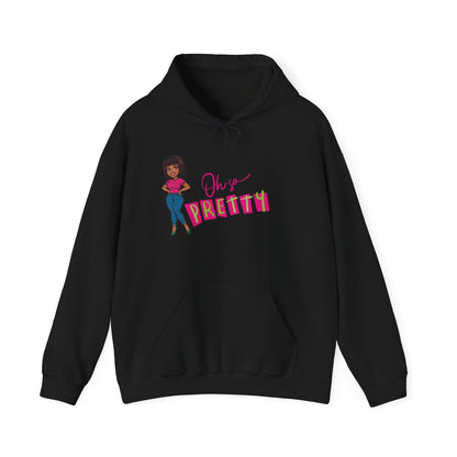 Cute Graphic Hoodie, Oh So Pretty Sweatshirt, Cosy Gift for Women, Trendy Streetwear, Birthday, Holiday, Everyday Comfort