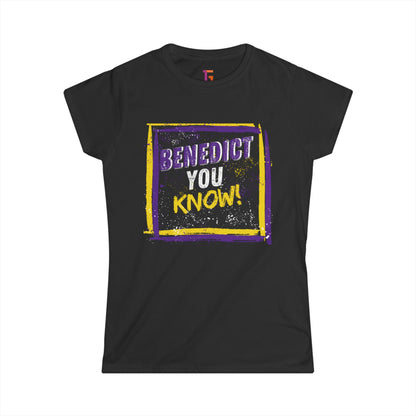 Women's Benedict You Know Tee, Casual Top, Graphic T-Shirt, Unique Gift, Everyday Wear, Trendy Apparel