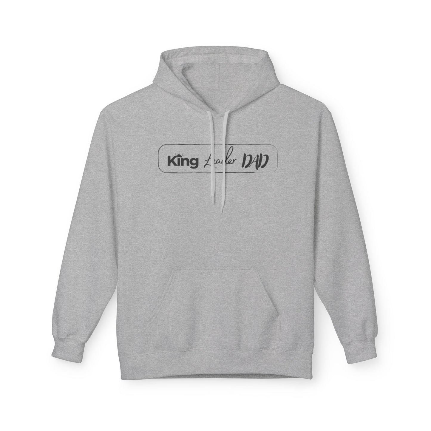 King Dad Fleece Hoodie | Unisex Dad Hoodie Gift | Cozy Father’s Day Apparel | King Dad Sweatshirt | Softstyle Hoodie for Fathers