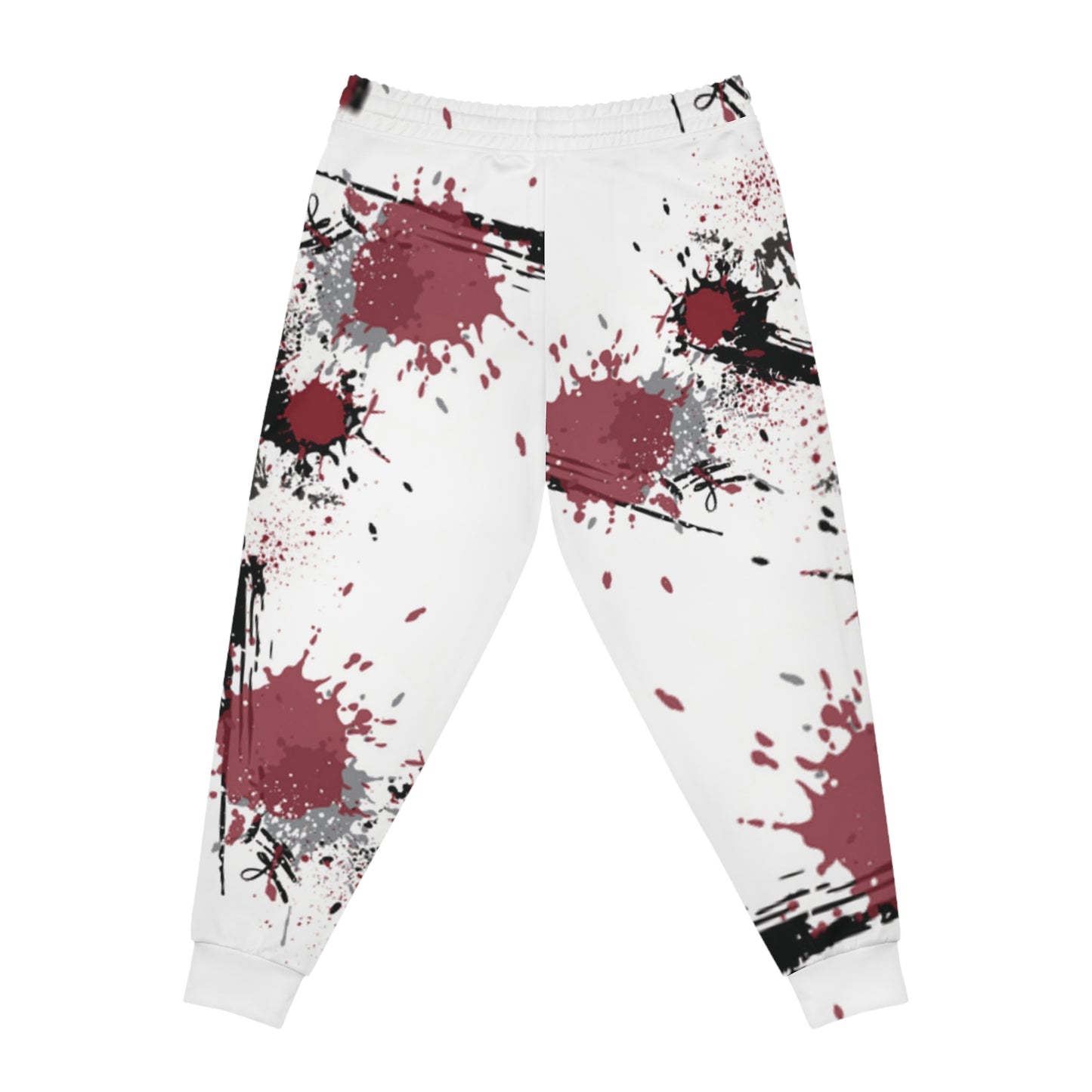 NCCU Joggers White w Artistic Splatter Design, Trendy Fitness Pants for Active Lifestyle, Unique Gift for Sports Enthusiasts, Casual [...]